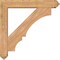 Ekena Millwork Balboa Arts and Crafts Smooth Bracket w/ Offset Brace, Western Red Cedar, 7 1/2"W x 44"D x 44"H BKT0806X44X44BOA03SWR - alternate 3